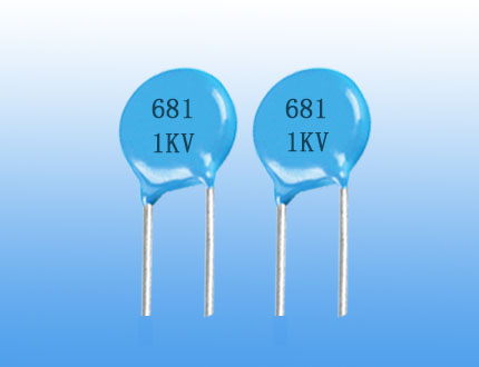 Ceramic capacitor 681 1KV